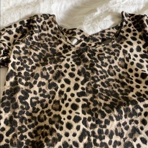 Leopard print sweater